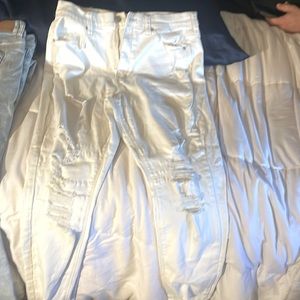 High rise ankle jeggings